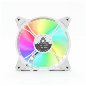 Ventoinha Alseye YT120, Rainbow, 120mm, Branco, YT120-WHITE