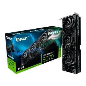 Placa de Video Palit GeForce RTX 5070 Infinity 3, 12GB, GDDR7, NE75070019K9-GB2050S-NAC